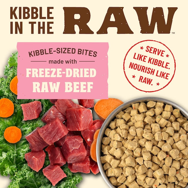 Kibble in the Raw Cat Food - Beef Recipe