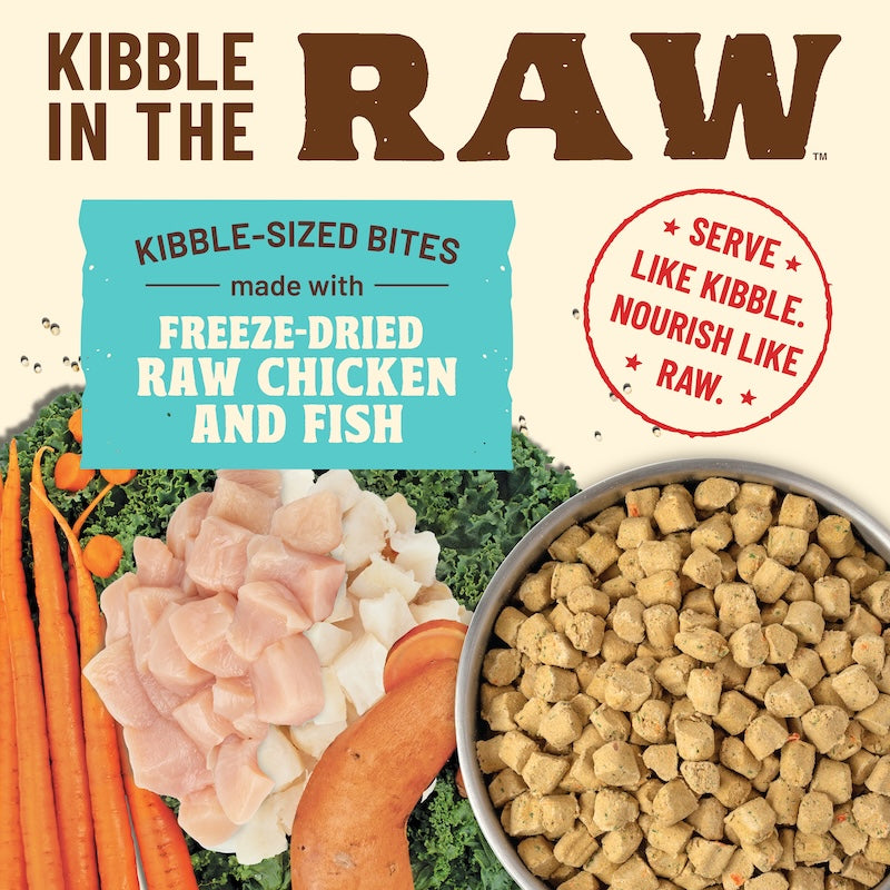 Kibble in the Raw Cat Food - Chicken & Fish Recipe