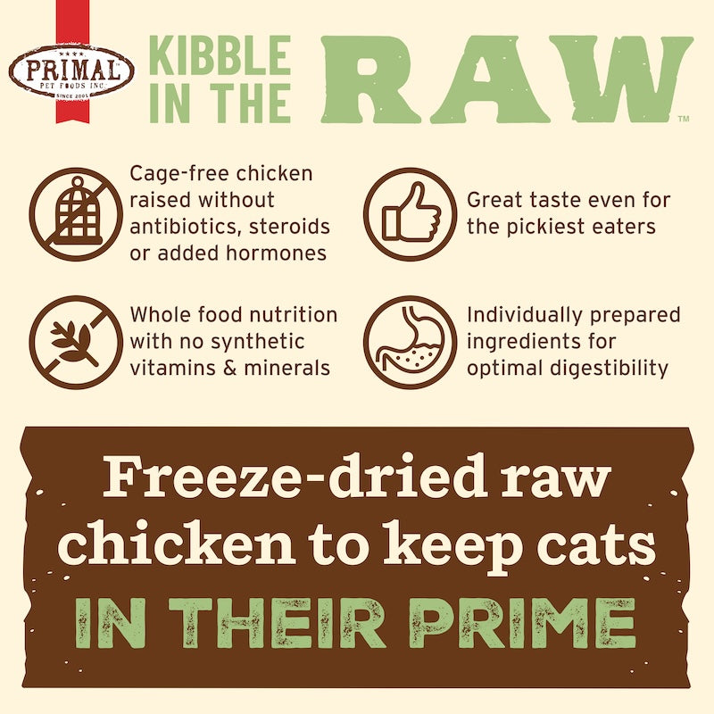 Kibble in the Raw Cat Food - Chicken Recipe