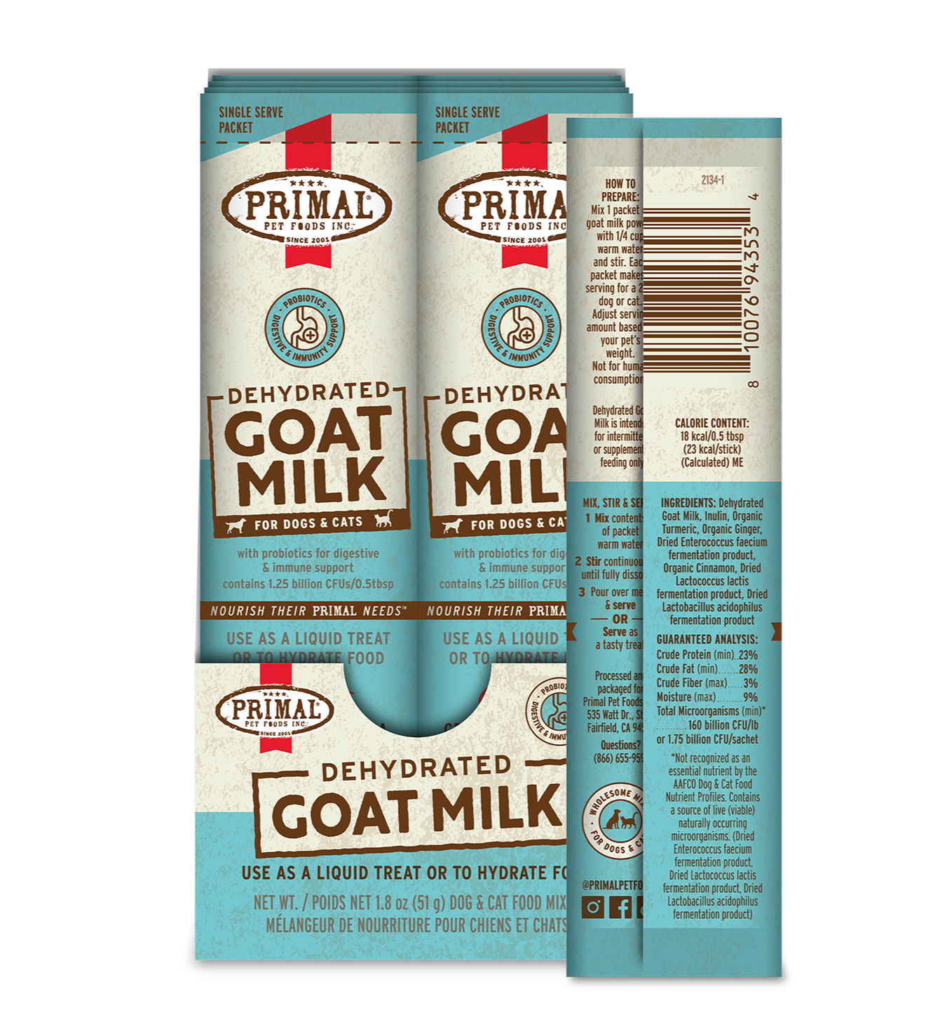 Dehydrated Goat Milk for Dogs and Cats