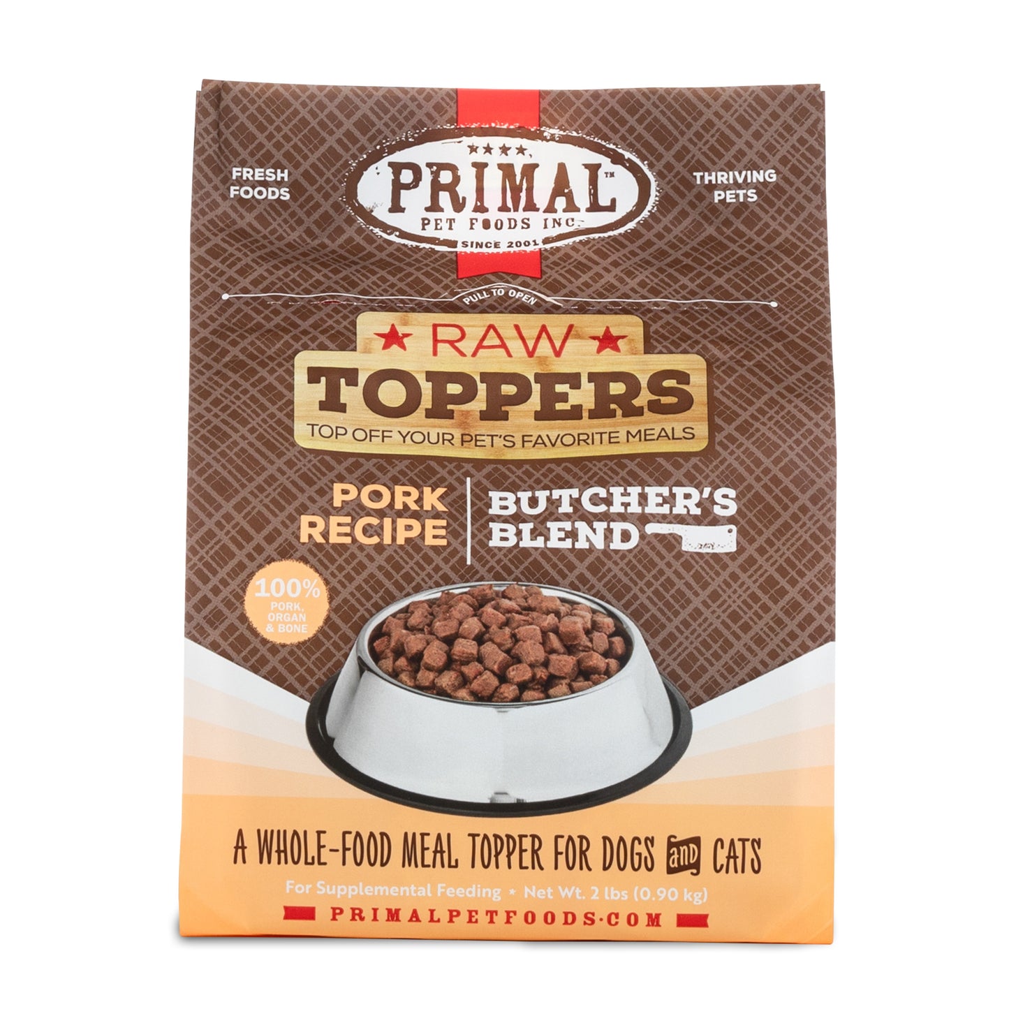 Butcher’s Blend Raw Toppers for Cat & Dog - Pork Recipe