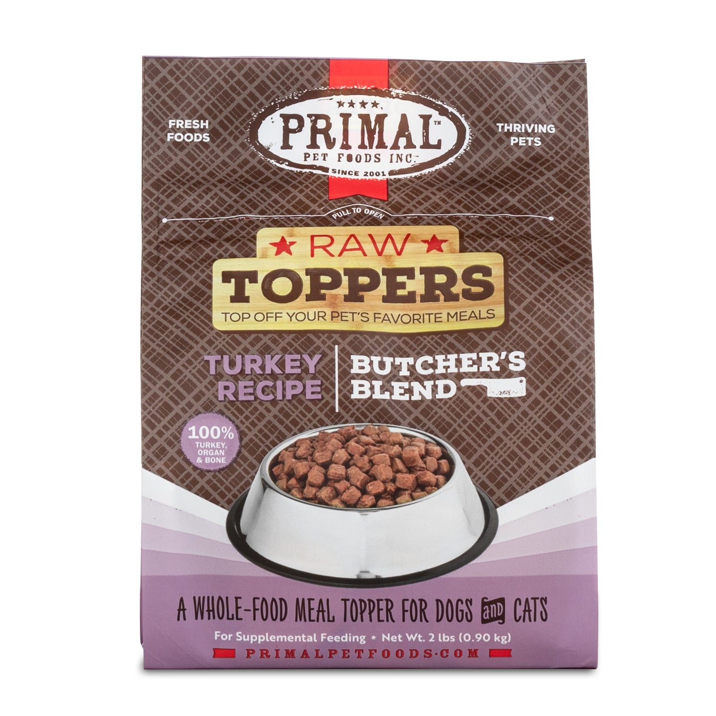 Butcher’s Blend Raw Toppers for Cat & Dog - Turkey Recipe