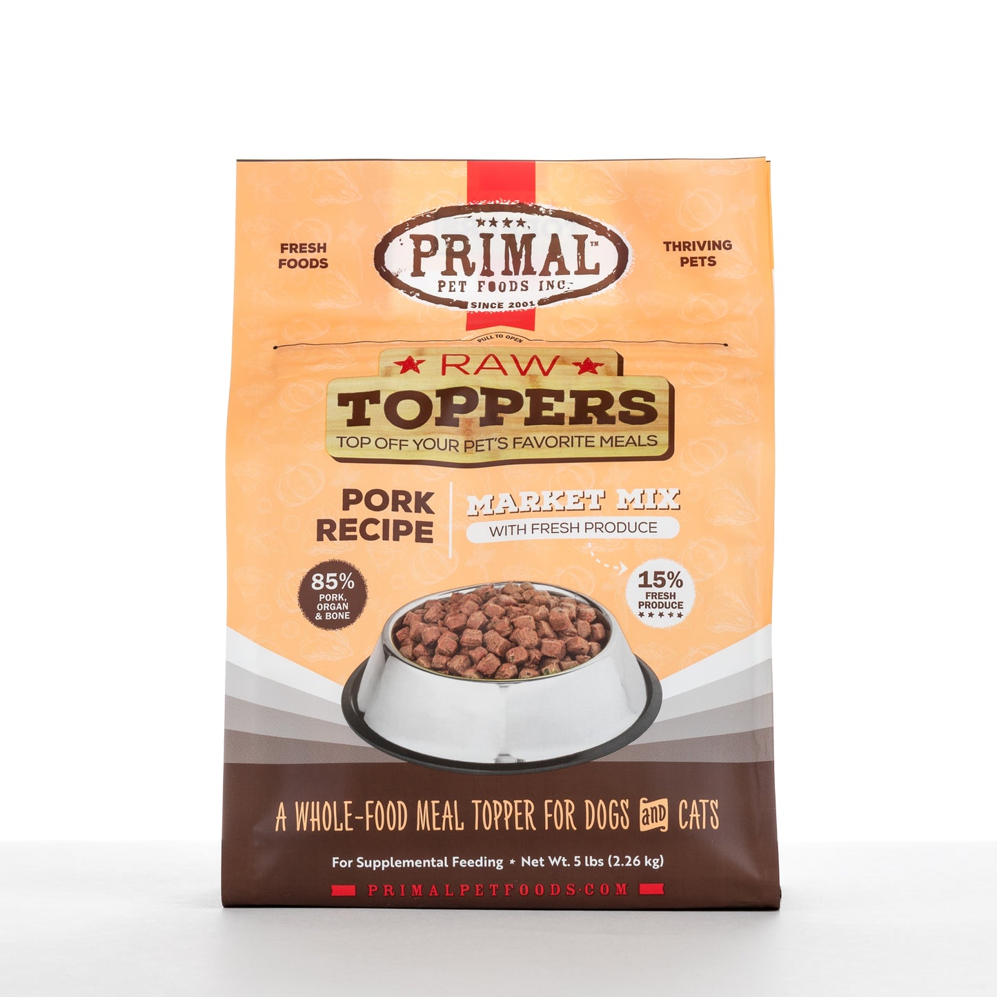 Market Mix Raw Topper for Cat & Dog - Pork Recipe