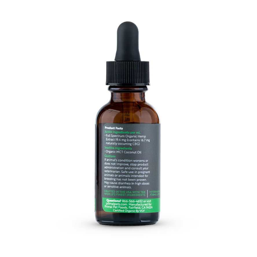 Supplements for Dogs - 500mg CBG per Bottle
