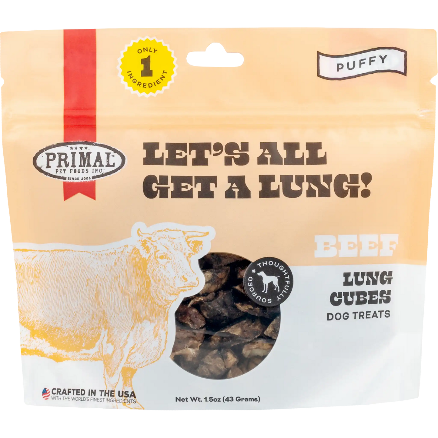 Let’s All Get a Lung Dehydrated Dog Treats - Beef Recipe