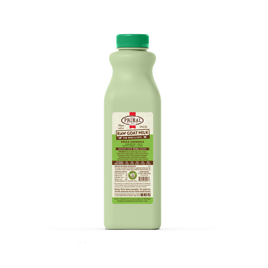 Raw Goat Milk for Cats & Dogs - Green Goodness Recipe