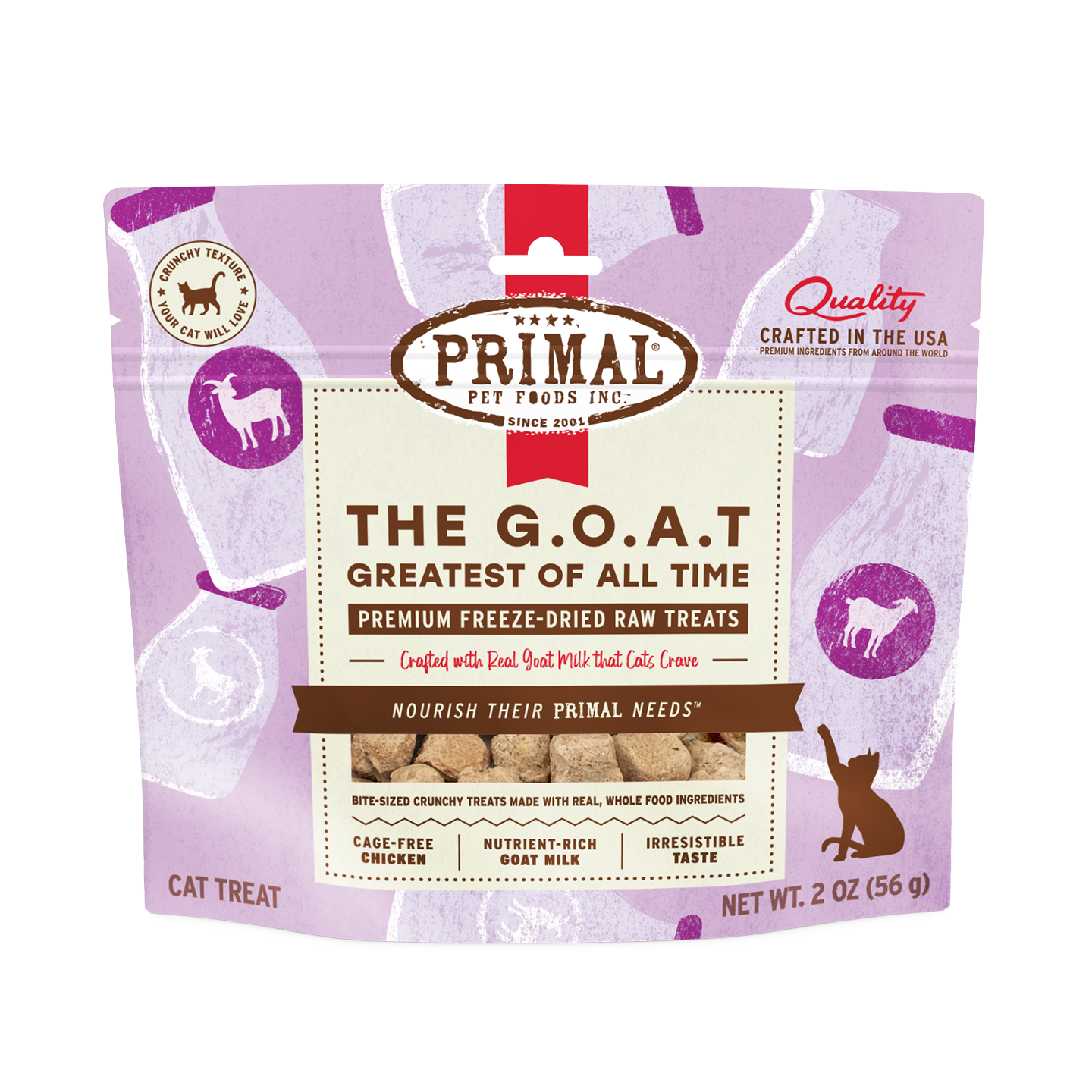 Freeze-Dried Raw Cat Treats - The G.O.A.T.