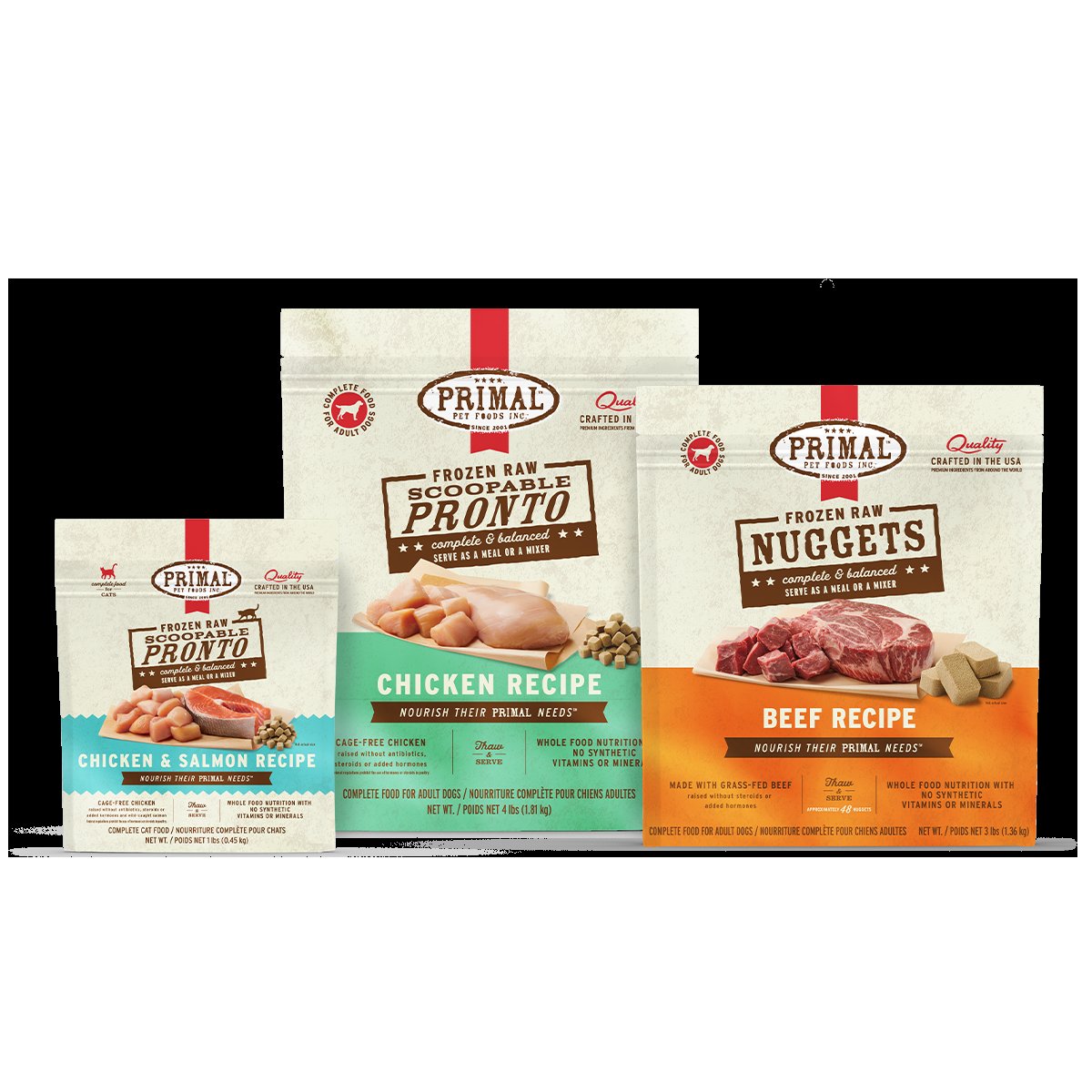Primal Pet Foods products