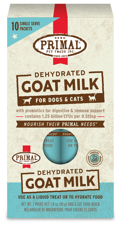 Dehydrated Goat Milk for Dogs and Cats - Pouch