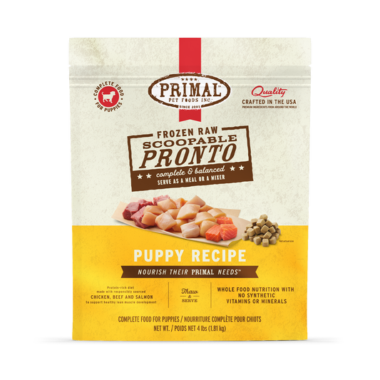 Frozen Raw Scoopable Pronto Dog Food - Puppy Recipe