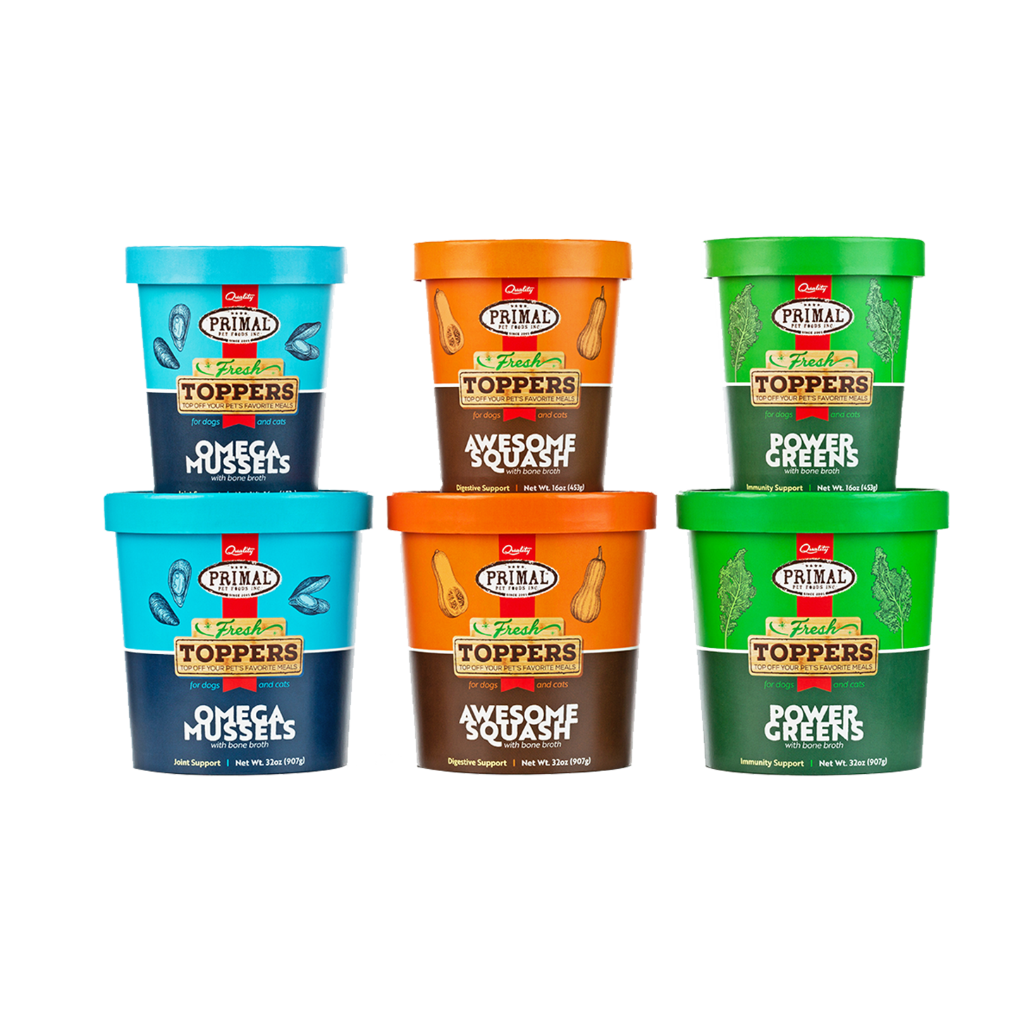 Fresh Toppers for Cat & Dog Food