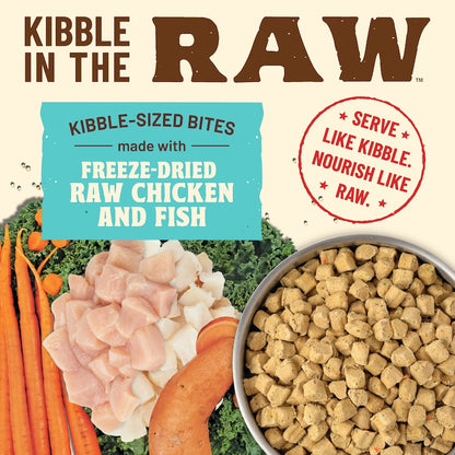 Kibble in the Raw Cat Food - Chicken & Fish Recipe