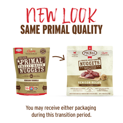 Freeze-Dried Raw Nuggets Cat Food - Venison Recipe