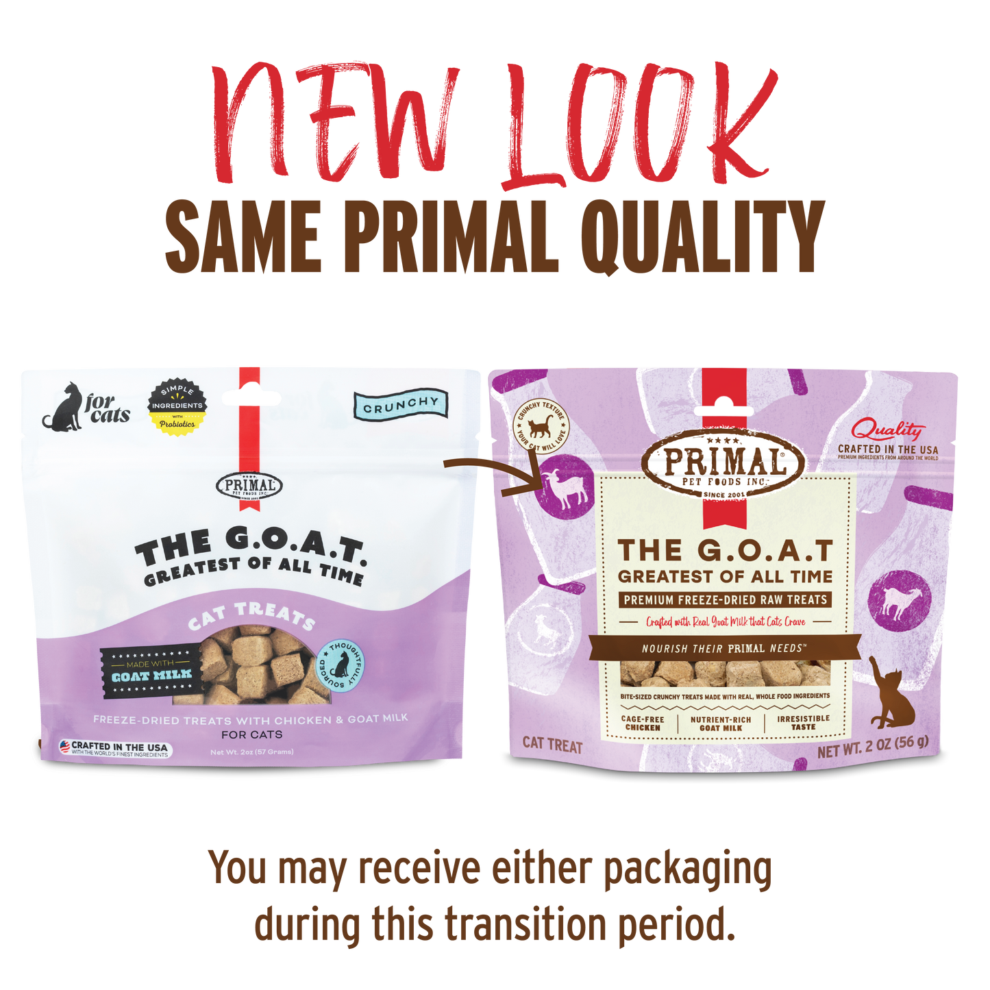 Freeze-Dried Raw Cat Treats - The G.O.A.T.