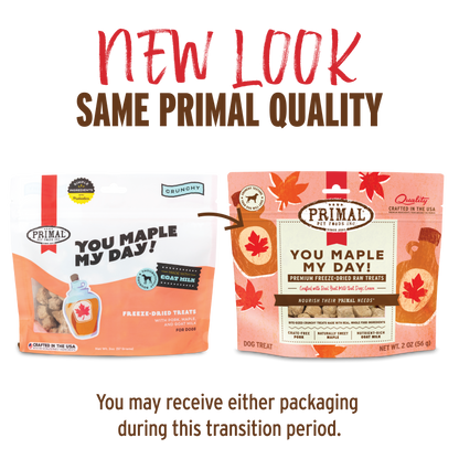 Freeze-Dried Raw Dog Treats - You Maple My Day