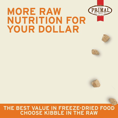 Kibble in the Raw Dog Food - Puppy Recipe