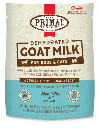 Dehydrated Goat Milk for Dogs and Cats