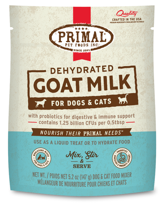 Dehydrated Goat Milk for Dogs and Cats - Pouch