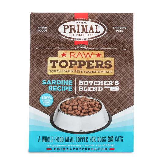 Butcher’s Blend Raw Toppers for Cat & Dog - Sardine Recipe