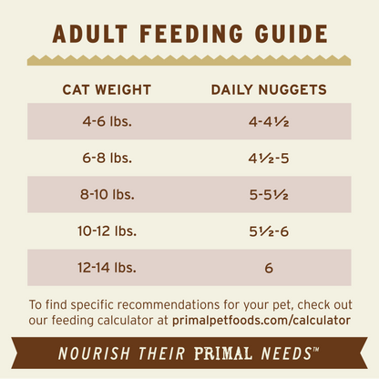 Frozen Raw Nuggets Cat Food - Venison Recipe