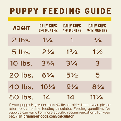 Frozen Raw Scoopable Pronto Dog Food - Puppy Recipe