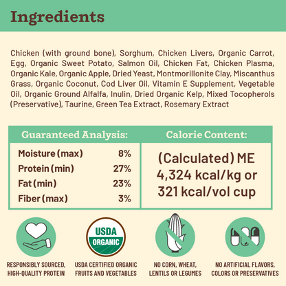 Kibble in the Raw Dog Food - Chicken Recipe