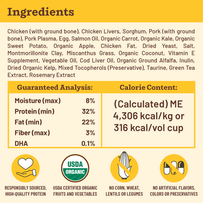 Kibble in the Raw Dog Food - Puppy Recipe