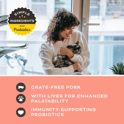 Liver Laugh Love Freeze-Dried Treats for Cats - Pork Liver Recipe