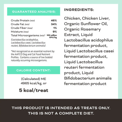 Liver Laugh Love Freeze-Dried Treats for Dogs - Chicken Liver Recipe