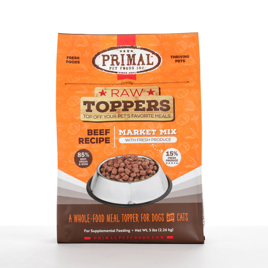 Market Mix Raw Topper for Cat & Dog - Beef Recipe