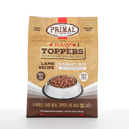 Market Mix Raw Topper for Cat & Dog - Lamb Recipe