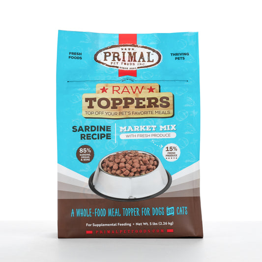 Market Mix Raw Topper for Cat & Dog - Sardine Recipe