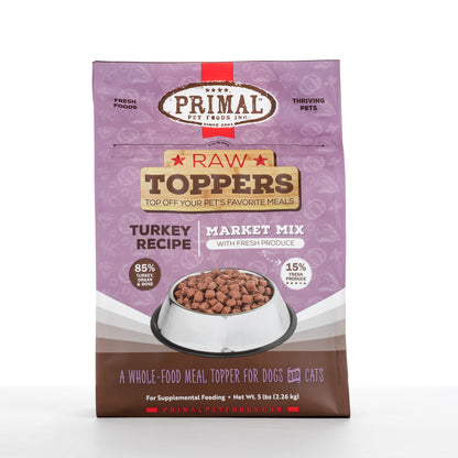 Market Mix Raw Topper for Cat & Dog - Turkey Recipe