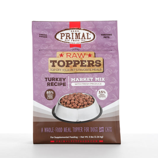 Market Mix Raw Topper for Cat & Dog - Turkey Recipe