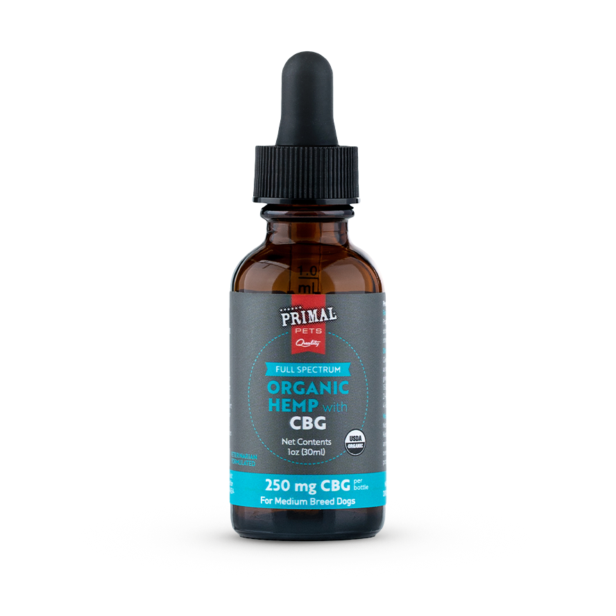 Supplements for Dogs - 250mg CBG per Bottle