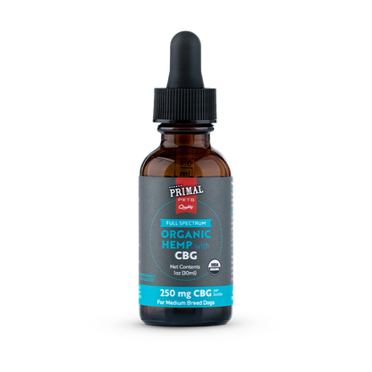 Supplements for Dogs - 250mg CBG per Bottle