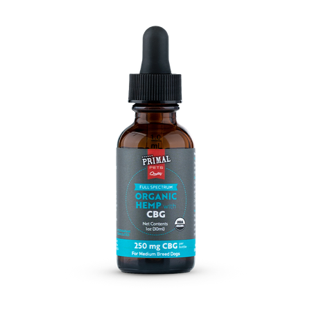 Supplements for Dogs - 250mg CBG per Bottle – Primal Pet Foods