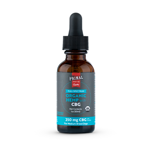 Supplements for Dogs - 250mg CBG per Bottle – Primal Pet Foods