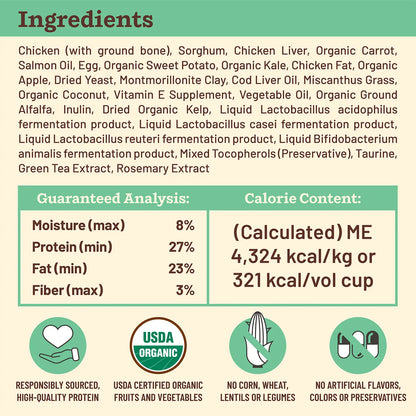 Kibble in the Raw Dog Food - Chicken Recipe