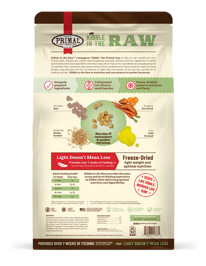 Kibble in the Raw Cat Food - Chicken Recipe