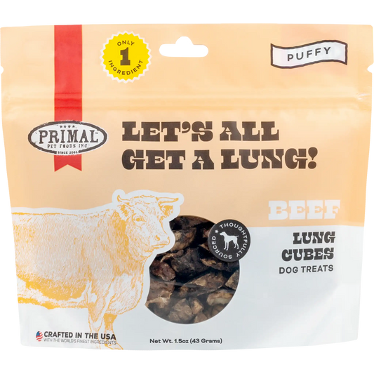 Let’s All Get a Lung Dehydrated Dog Treats - Beef Recipe