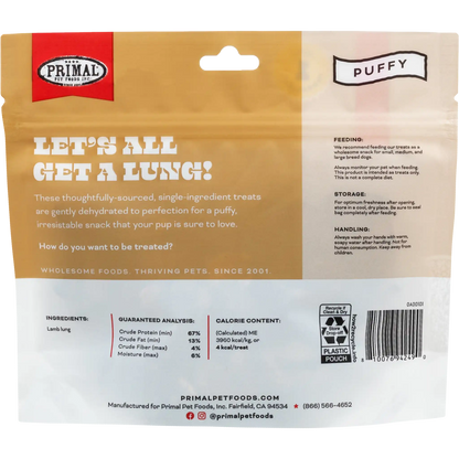 Let’s All Get a Lung Dehydrated Dog Treats - Lamb Recipe