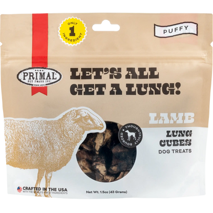 Let’s All Get a Lung Dehydrated Dog Treats - Lamb Recipe