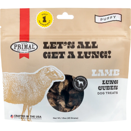Let’s All Get a Lung Dehydrated Dog Treats - Lamb Recipe