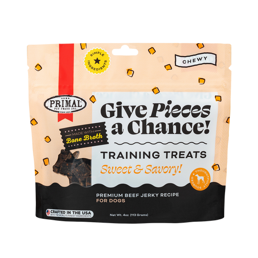 Give Pieces a Chance Jerky Treats for Dogs - Beef Recipe