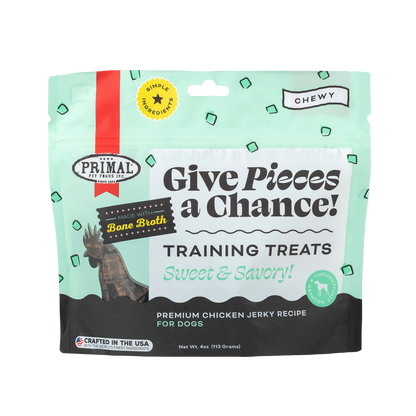 Give Pieces a Chance Jerky Treats for Dogs - Chicken Recipe