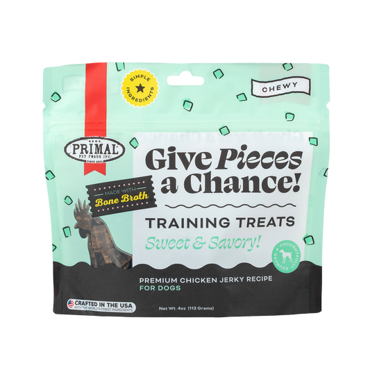 Give Pieces a Chance Jerky Treats for Dogs - Chicken Recipe