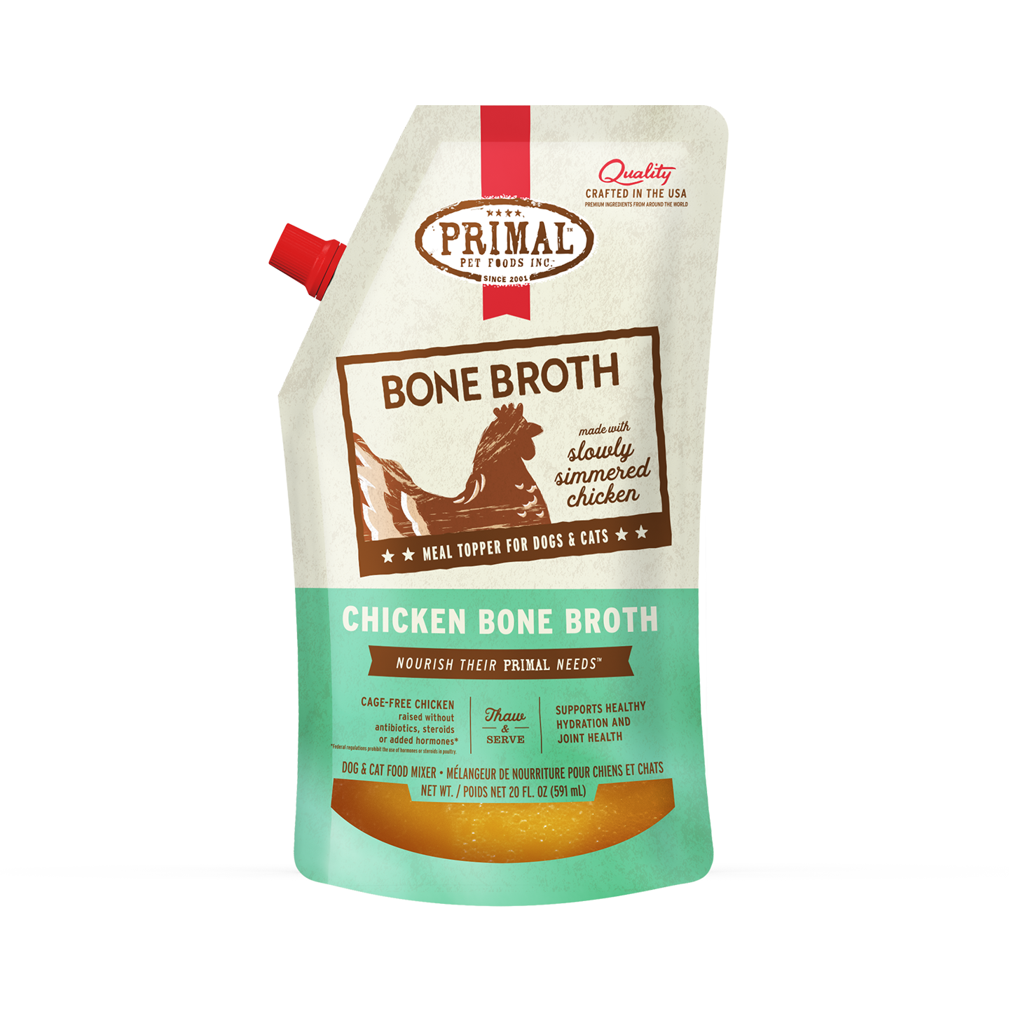 Bone Broth for Cats and Dogs - Chicken Recipe