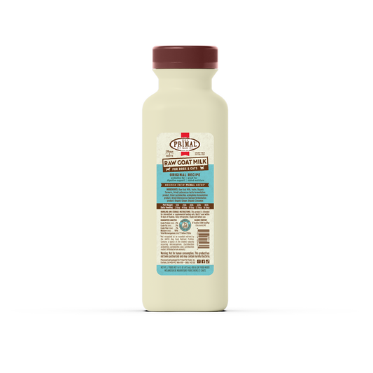 Raw Goat Milk for Cats & Dogs - Original Recipe
