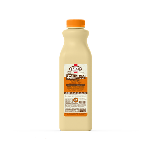 Raw Goat Milk for Cats & Dogs - Pumpkin Spice Recipe
